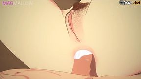 Hanging out with Nobara leads to steamy 3D animation fun