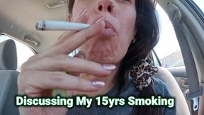 Discussing My Smoking - Smoking Fetish - Mouth Fetish - Sexy Smoker
