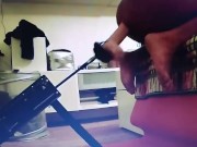 FUCK MACHINE TEST: F-Machine Pro 3 avec mon gros gode anal (Bottom Toys)