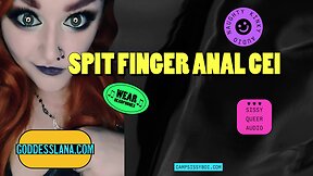 Camp sissy boy presents spit finger cei