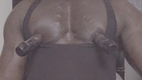 tit pump & black muscle butt prostate hit