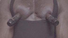 tit pump & black muscle butt prostate hit
