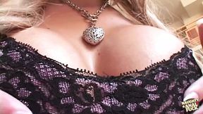 Blonde bimbo Carly Parker blows, rodeos, and anally satisfies easily