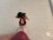 Figurine Cream: Cumming on a Boa Hancock One Piece anime figure!
