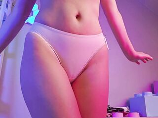 CALVIN KLEIN panties try-on redhead