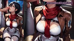 Mikasa Ackerman Was Hunting Titan But Got Trapped By Bandits!