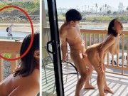 Fucking real Muslim pussy in public outdoors. Real Arab tits