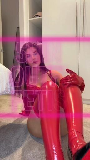 Shiny Goddess Makes You Weak In Her Shiny Outfit