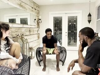 Dee Lusion first Ever BBC 3some with Ace Bigs and Phantom Strokes