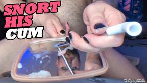 Your Stepfather Makes You Snort His Cum Off A Mirror - Wolfgang White POV Taboo Roleplay - Thick Cumshot