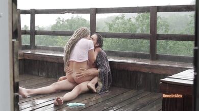 Sex in the pouring rain!