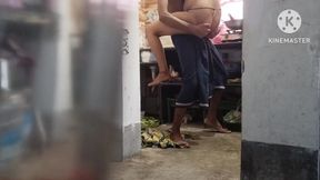Bhabi was working in the kitchen when the Muslim brother-in-law started leaving AK