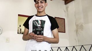 LatinoJuice.com - Gay for pay Felix gobbles my meaty dick until I explode my sticky c