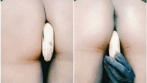 Futanari Anal&#x1F44C; Fisting Fuck Fest with Banana and Toy