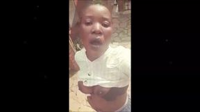 Outside walk with Samantha Johnssons playing and Kissing her Boobs