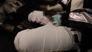 激汚いサカストで噴水射精する野球球児