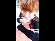 Bouncing Cock Wild, Red Hair Wild