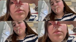 Expelating mucus