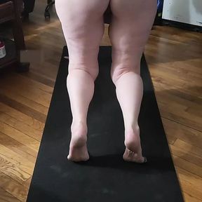 Morning Yoga with Hot BBW!