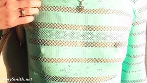 ”Jeny Smith's transparent dress”