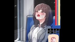 Office Lady Pleasure Quest – Magic Masturbator Encounter on Train Ride