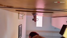 Cumshot Challenge - Will He Break the Gloryhole Distance Record?