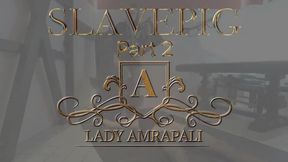 SLAVE PIG PART 2 Total lenghts 6:10 minutes (Part 1 is only available as premium content postet 22/3/2024) Spitting Spit Feet Foot Food Fetish Nylon Nylonfeet Bdsm Slave ?? Anspucken Spucke Füße Sklave Mülleimer  LADY AMRAPALI  Herrin Mistress Domina