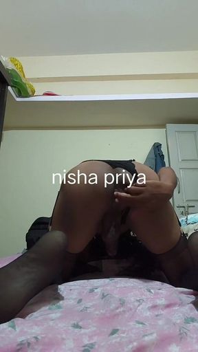 Nisha Priya Sissy From Banglore India. Playing with Her Sexy Dick