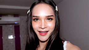 ”Petite but buxom teen femboy raw ass pumping penetration & P-O-V blowjob”