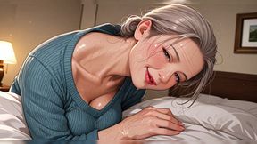 Blue Sweater Hides Huge Boobs