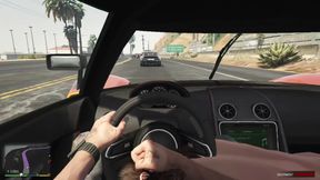 Trevor and Cheating wife Amanda&#039;s amazing blowjob while driving