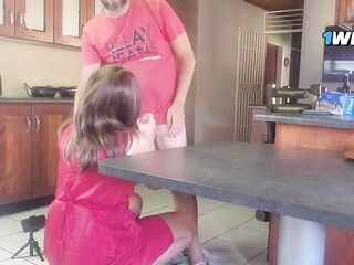 My neighbours wife taking my 9 inch weenie and enjoying it so much