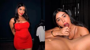 A busty MILF cheats on her husband, but her brother-in-law wants a taste of her pussy too