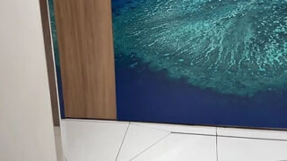 Melancap, pancutan mani, handjob, kaki, tanpa baju, zakar, ayah, ditangkap – pelacur gay Perancis amatur dengan zakar besar mengongkek di punggung