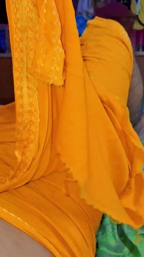 A Young Indian Man With Big Penis ,doing Handjob.