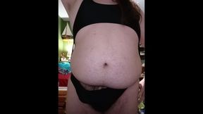 Fat Guy Wearing Bodysuit Strips And
