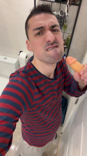 Sexy Stepdaddy Riding Dildo