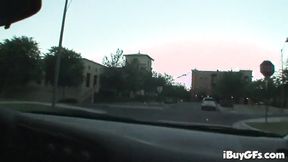 ”Horny dick sucking teen gives head in POV”