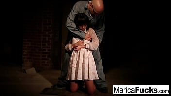 Marica gets stripped and fondled in the basement