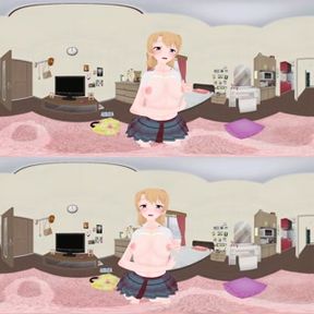 [VR 360 4K] Iroha Isshiki Play with nipple and Doggy style