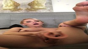 fucking myself in the shower with my new toy