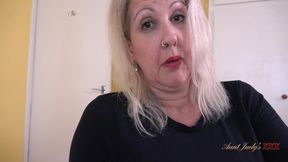 AuntJudysXXX - Your Mature Stepmom Mrs. Maggie Finds Your *** Panty Stash (pov BJ)