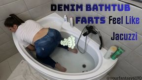 Denim Bathtub Farts Feel Like Jacuzzi
