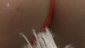 In the video, she even takes off her panties in shame and looks exactly the way she was born - FHD-4