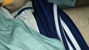 Sock Are Wet and Smelly, Dj-bro Like to Piss on It and Playing Infront of the Mirror