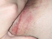 I fuck myself so you can look inside my ass! Gape fart