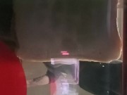 Underglass Bread crush Part 1. See what it feels like under under my dirty boots