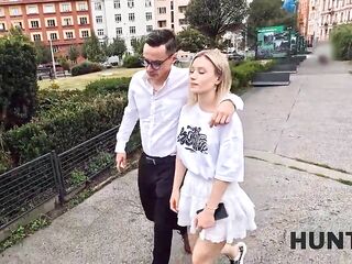 HUNT4K. Couple need money, what they can do?. Hot sex with Lily Blossom