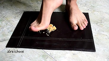 Crushing with your feet