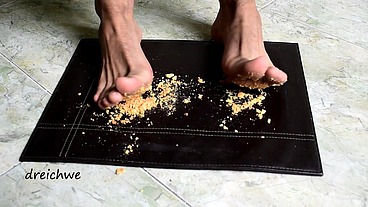 Crushing with your feet